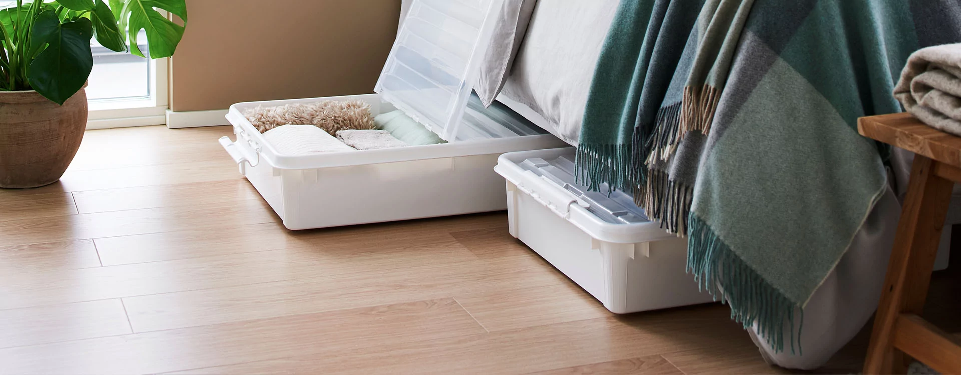 SmartStore™ Bedrollers för förvaring under sängen
