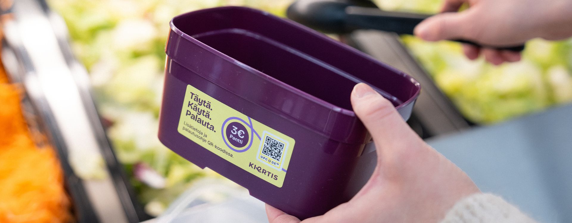 Orthex deltar i pilotprojekt för återanvändbara matlådor i Finland