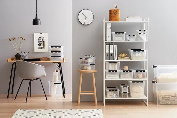 Allt får sin plats på hemmakontoret